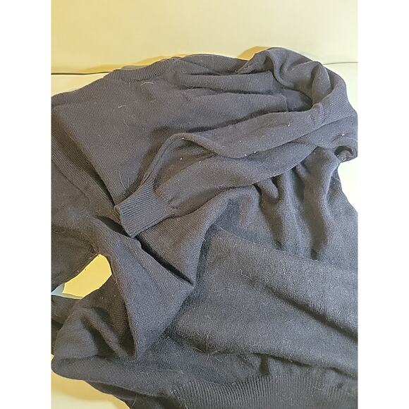 Lyle & Scott Mens Navy Blue 100% Scottish Wool Pullover Sweater Size M - Picture 5 of 5